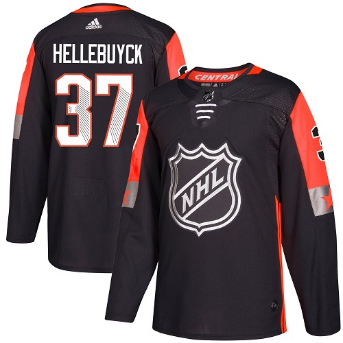 Adidas Men Winnipeg  Jets #37 Connor Hellebuyck Black 2018 All-Star NHL Jersey